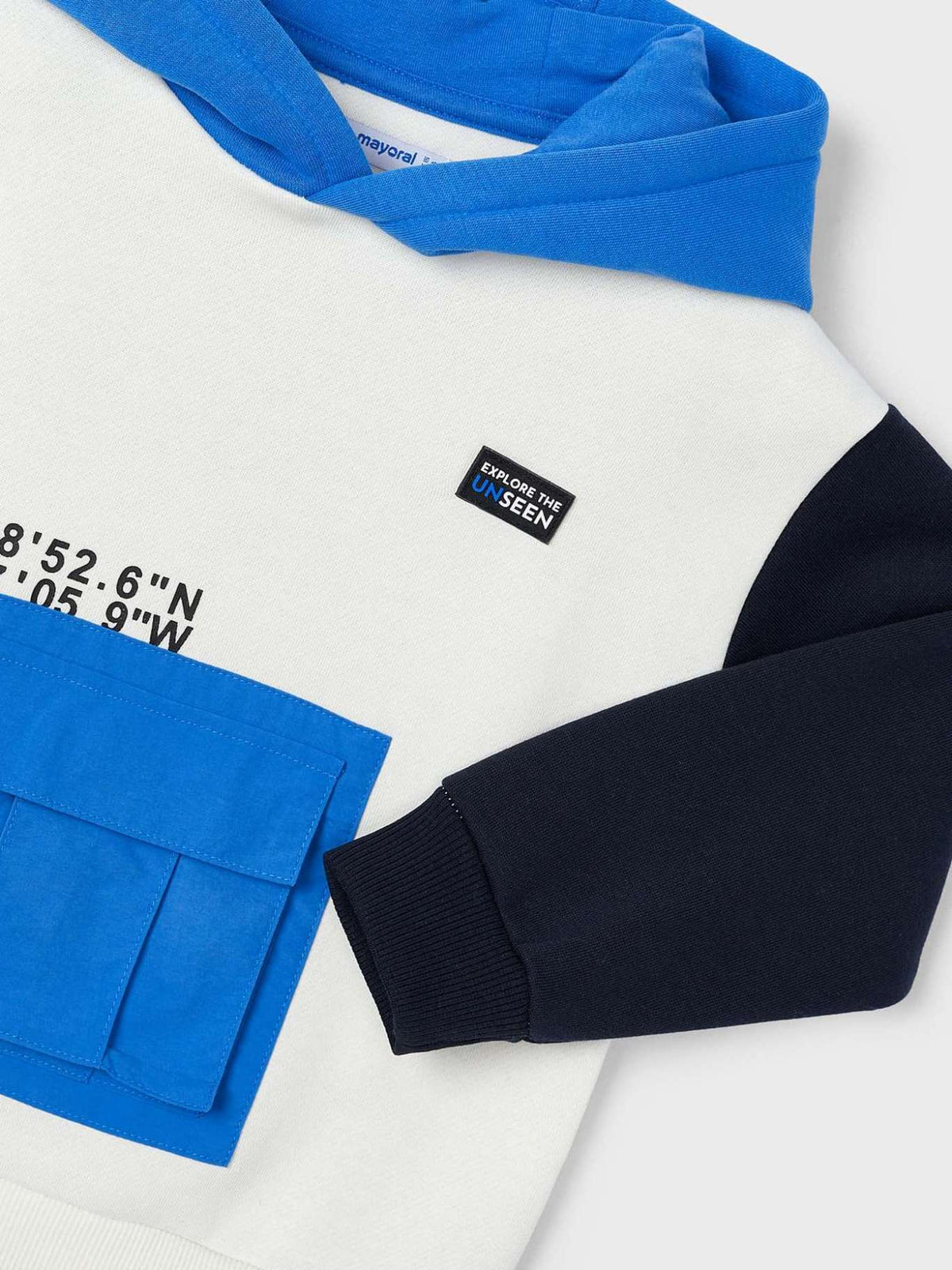 Sweat com bolso Ceruelo (Azul)  para Menino - Mayoral