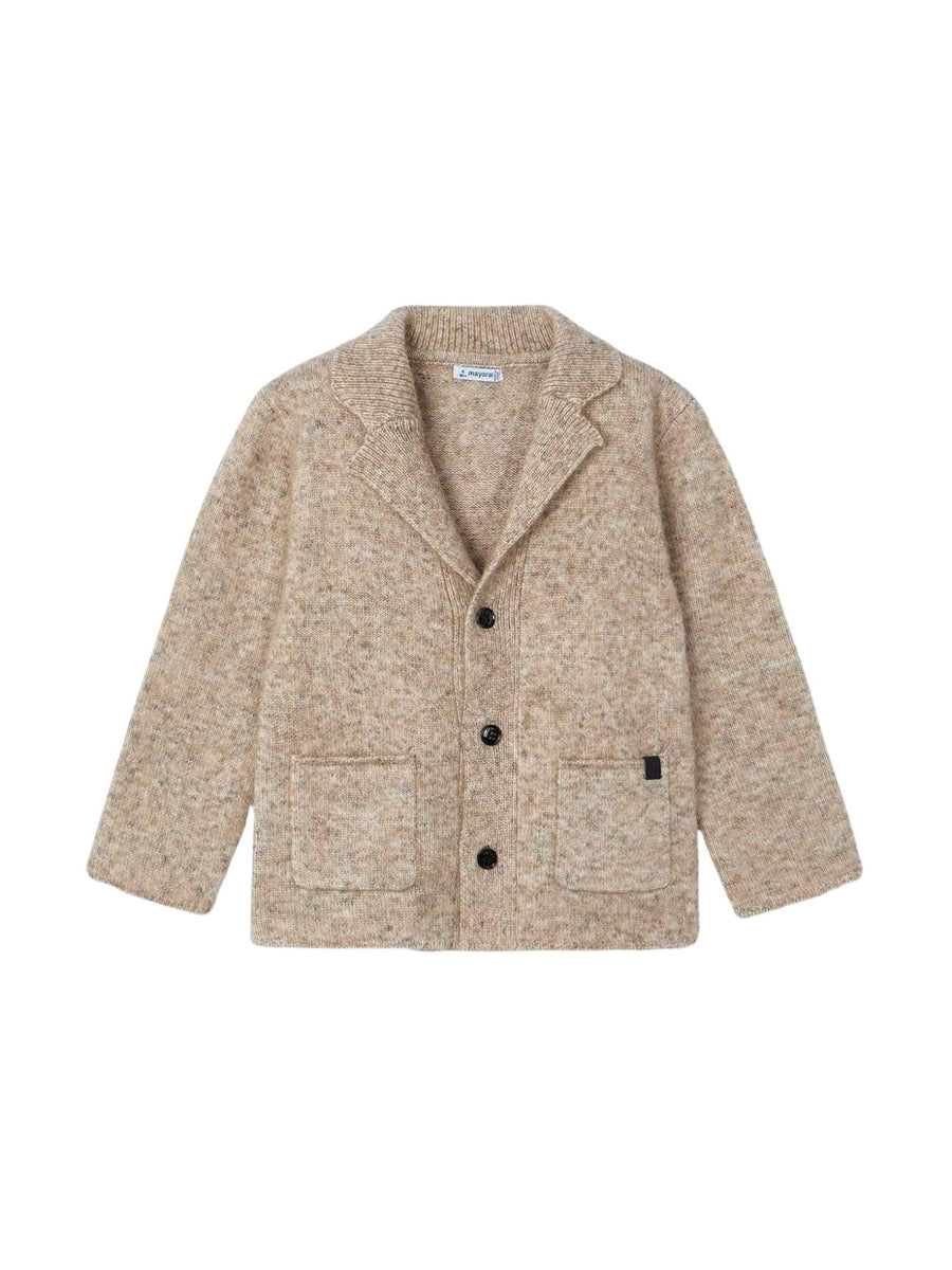 Blazer tricô Amêndoa (Castanho Claro)  para Menino - Mayoral
