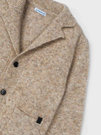 Blazer tricô Amêndoa (Castanho Claro)  para Menino - Mayoral