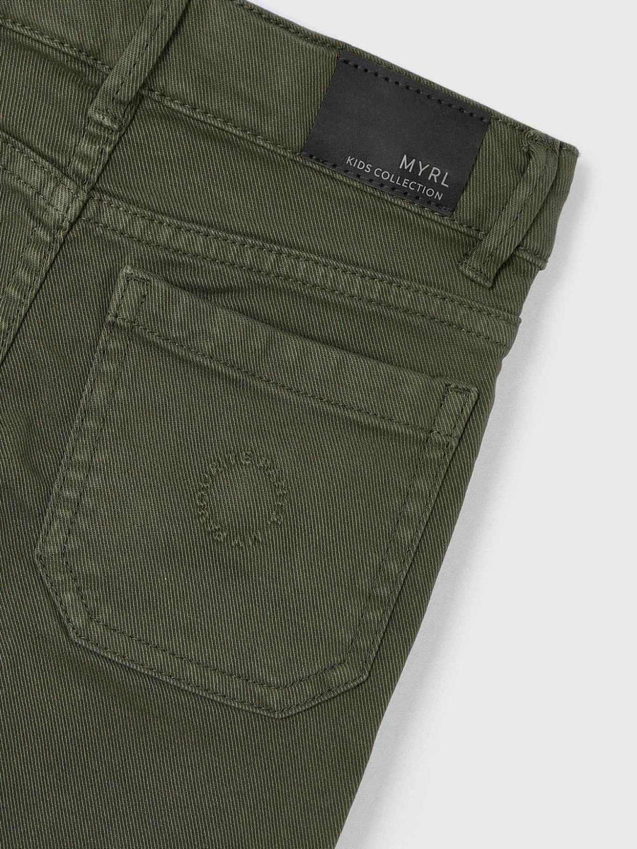 Calça relaxed fit Musgo (Verde Tropa)  para Menino - Mayoral