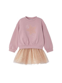 Conj. saia tule fantasia Rosado (Rosa)  para Menina - Mayoral