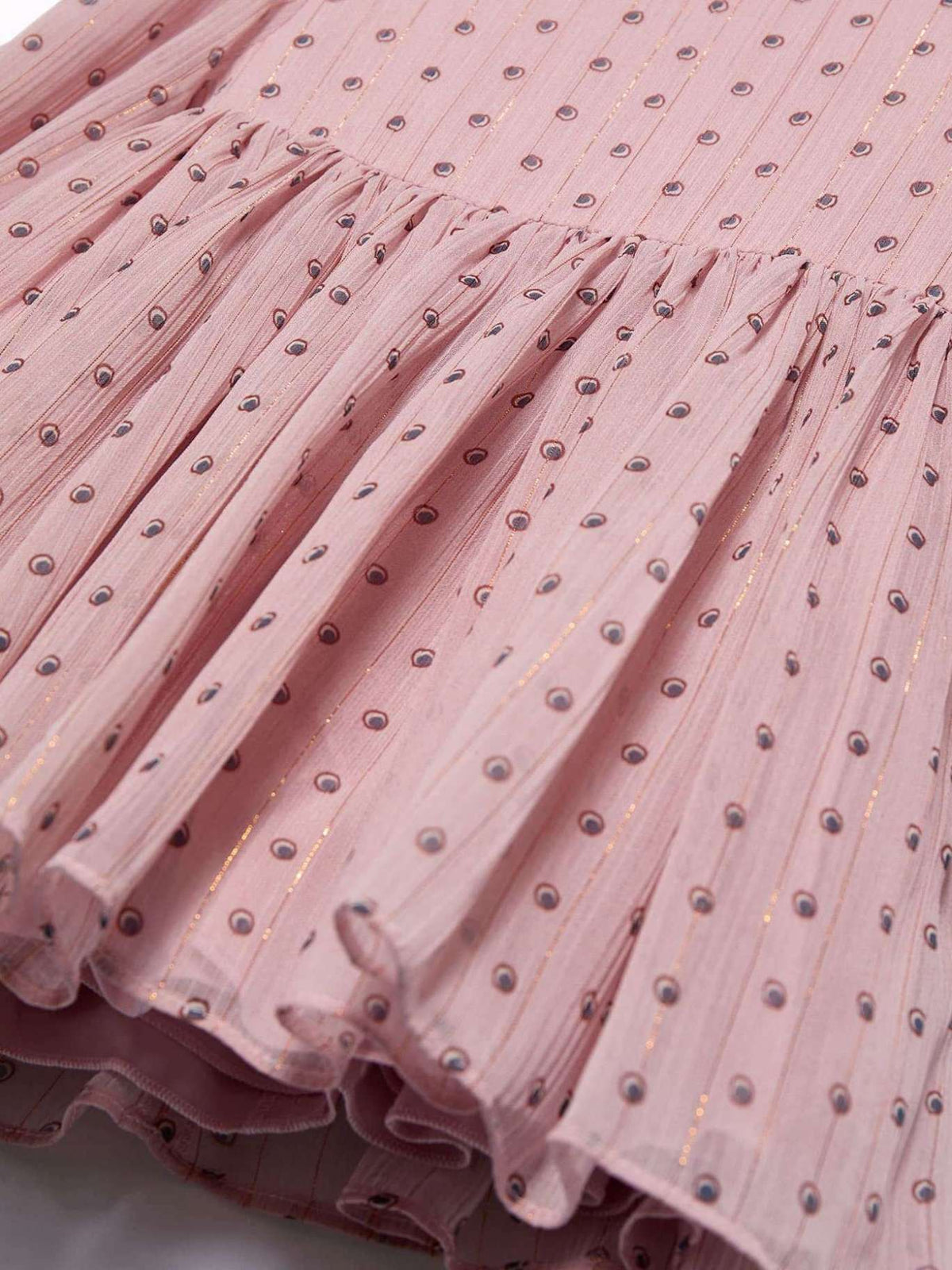 Vestido estampado bambula Rosa (Rosa)  para Bebé Menina - Abel & Lula