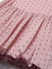 Vestido estampado bambula Rosa (Rosa)  para Bebé Menina - Abel & Lula