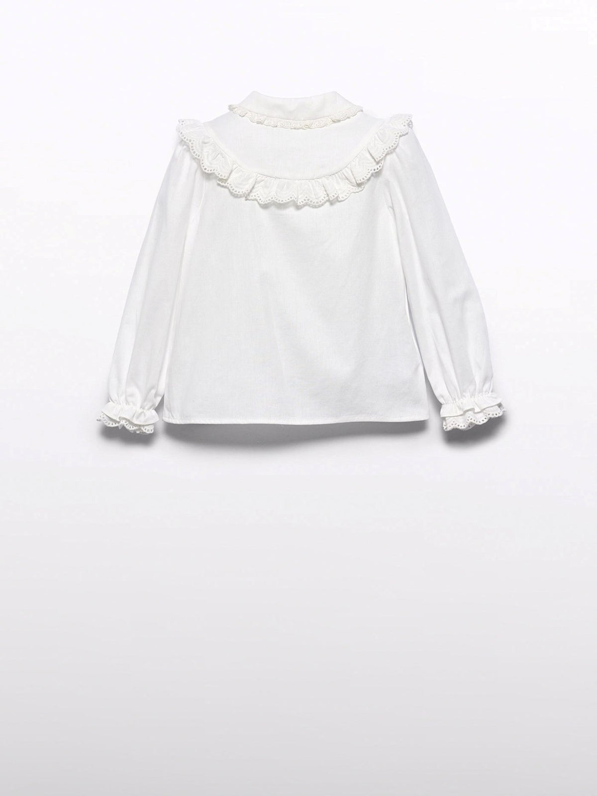 Blusa viella bebé Crú (Creme / Pérola)  para Menina - Abel & Lula