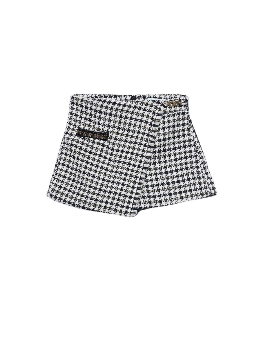 Saia calça pata de galo Preto (Preto)  para Menina - Abel & Lula
