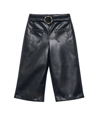 Calça culotte Preto (Preto)  para Menina - Abel & Lula