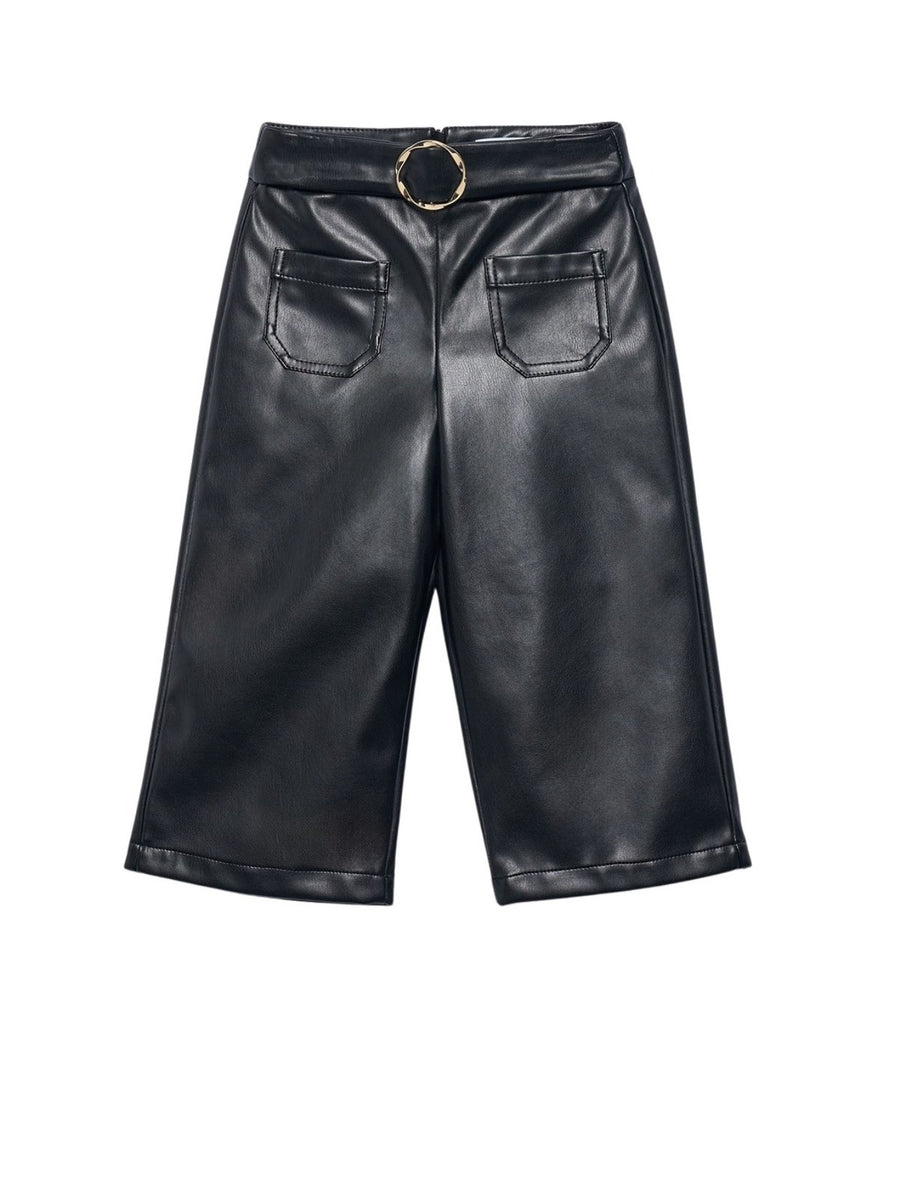 Calça culotte Preto (Preto)  para Menina - Abel & Lula