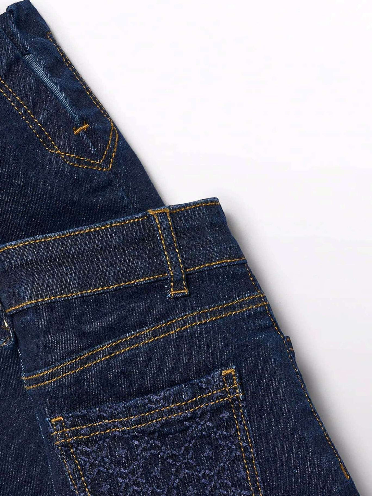 Calça ganga palazzo Escuro (Marinho)  para Menina - Abel & Lula