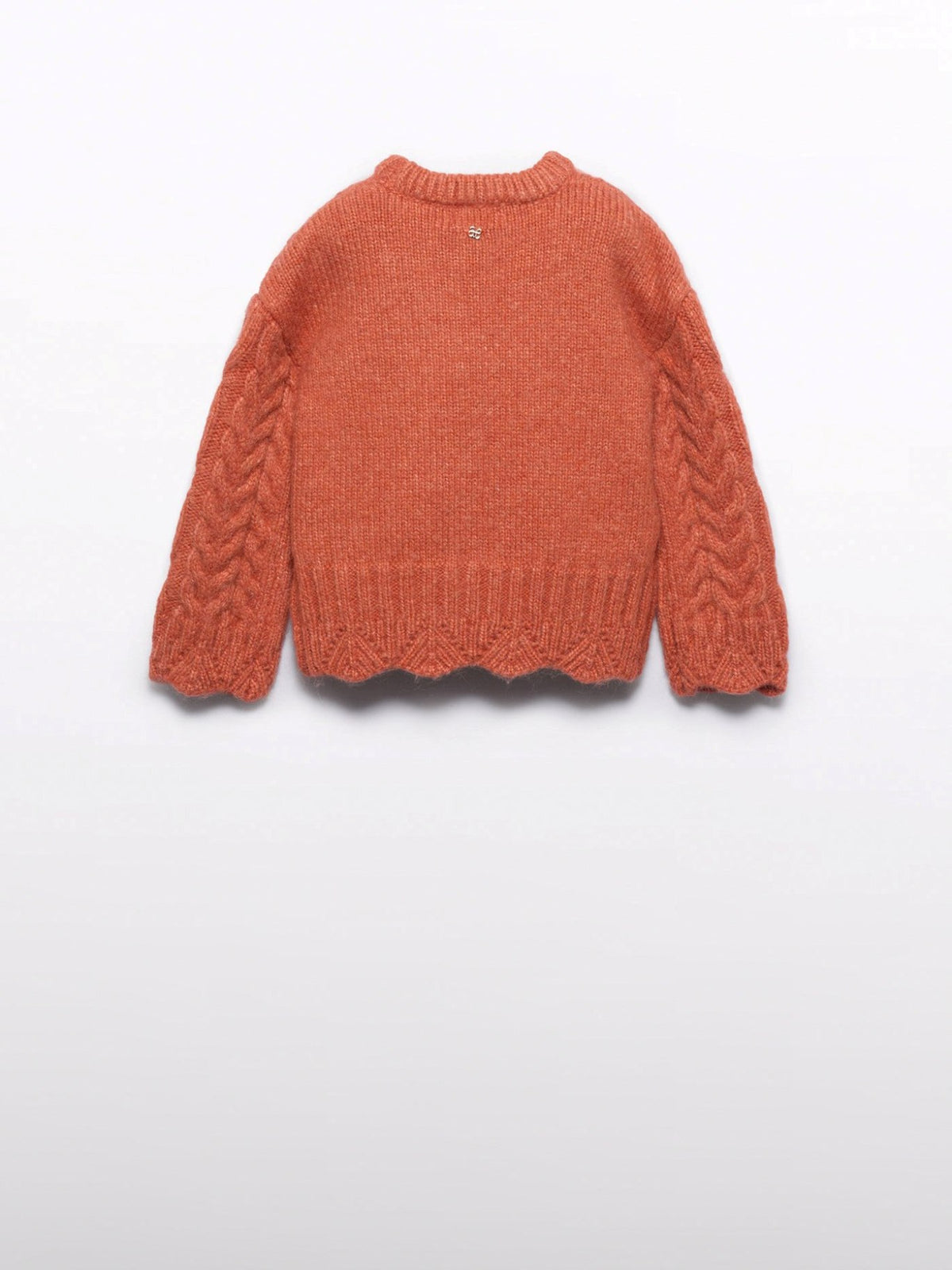 Jersey tranças Laranja (Laranja Outono)  para Menina - Abel & Lula
