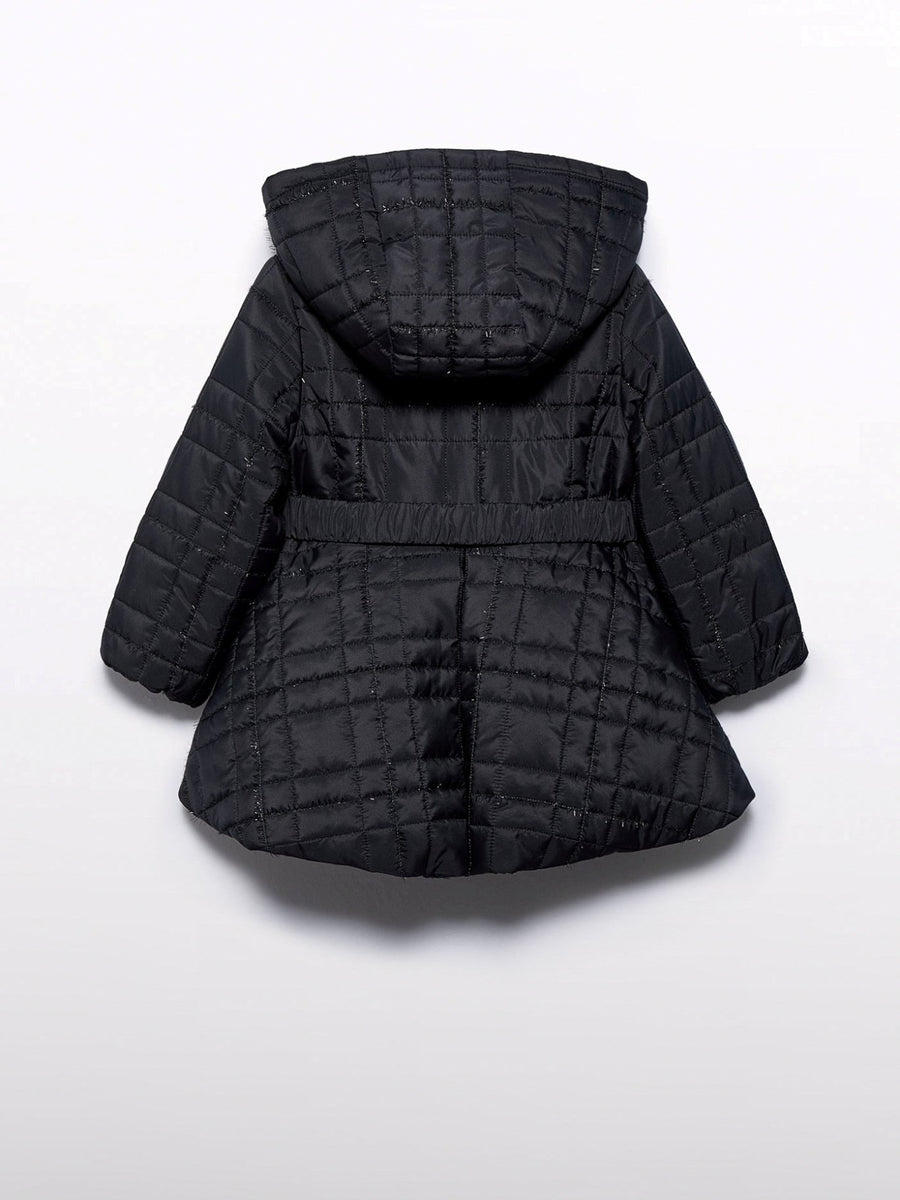 Blusão acolchoado lurex Preto (Preto)  para Menina - Abel & Lula