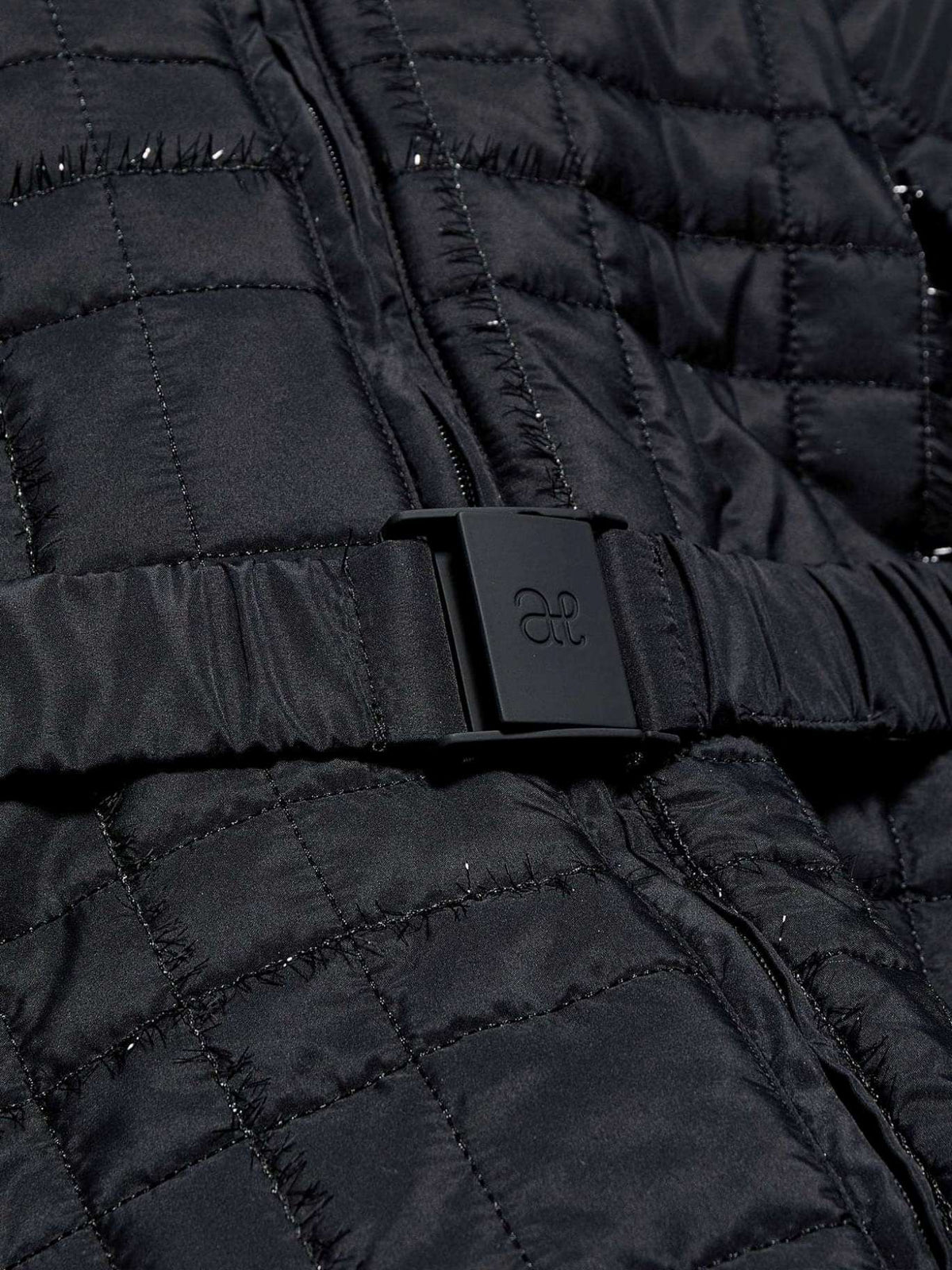 Blusão acolchoado lurex Preto (Preto)  para Menina - Abel & Lula