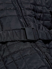 Blusão acolchoado lurex Preto (Preto)  para Menina - Abel & Lula