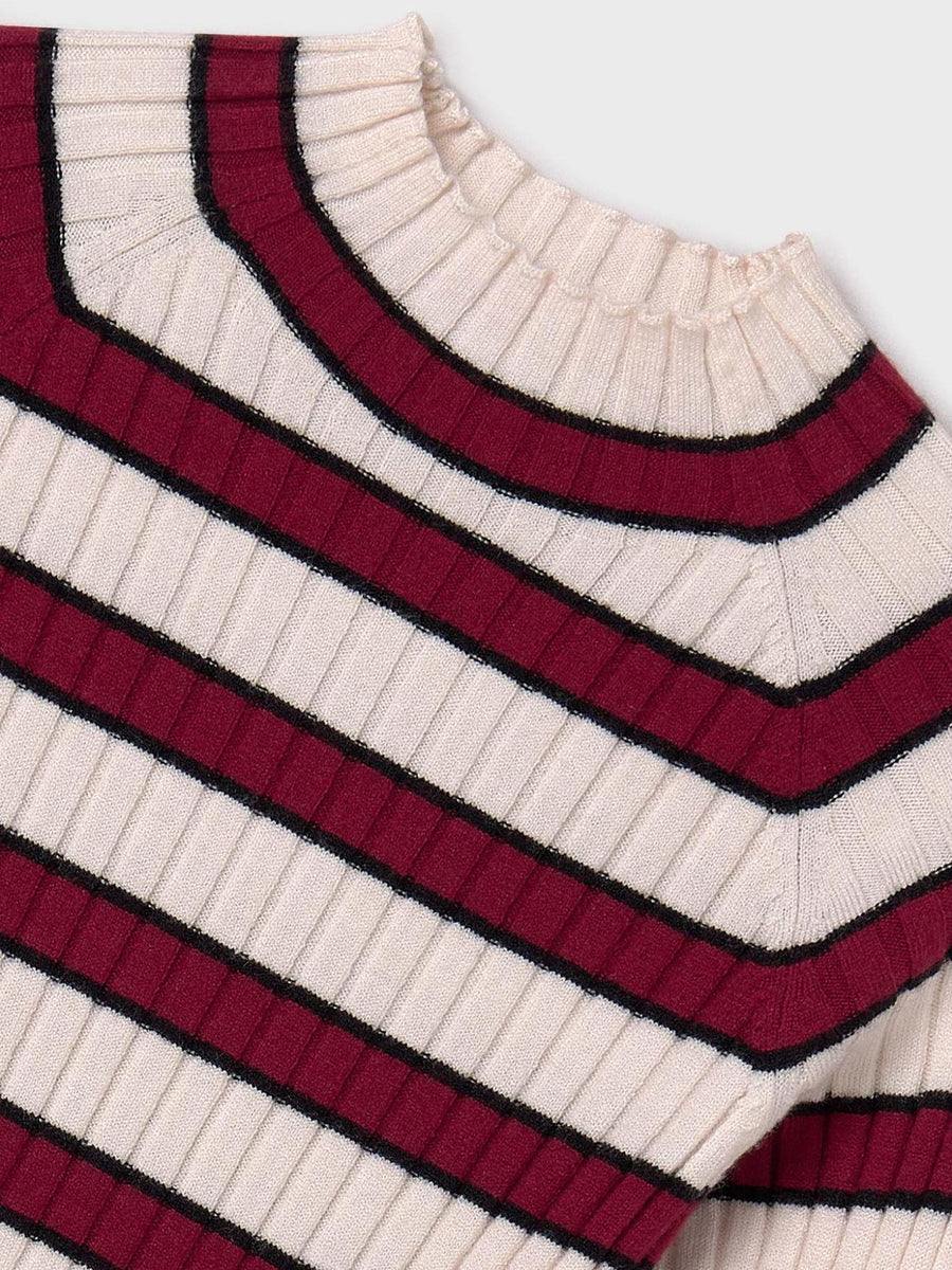 Camisola tricot Cereja (Vermelho Escuro)  para Menina - Mayoral