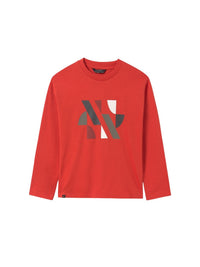 Camisola relieve Flama (Vermelho)  para Menino - Mayoral