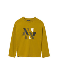 Camisola relieve Azufre (Amarelo Ocre)  para Menino - Mayoral