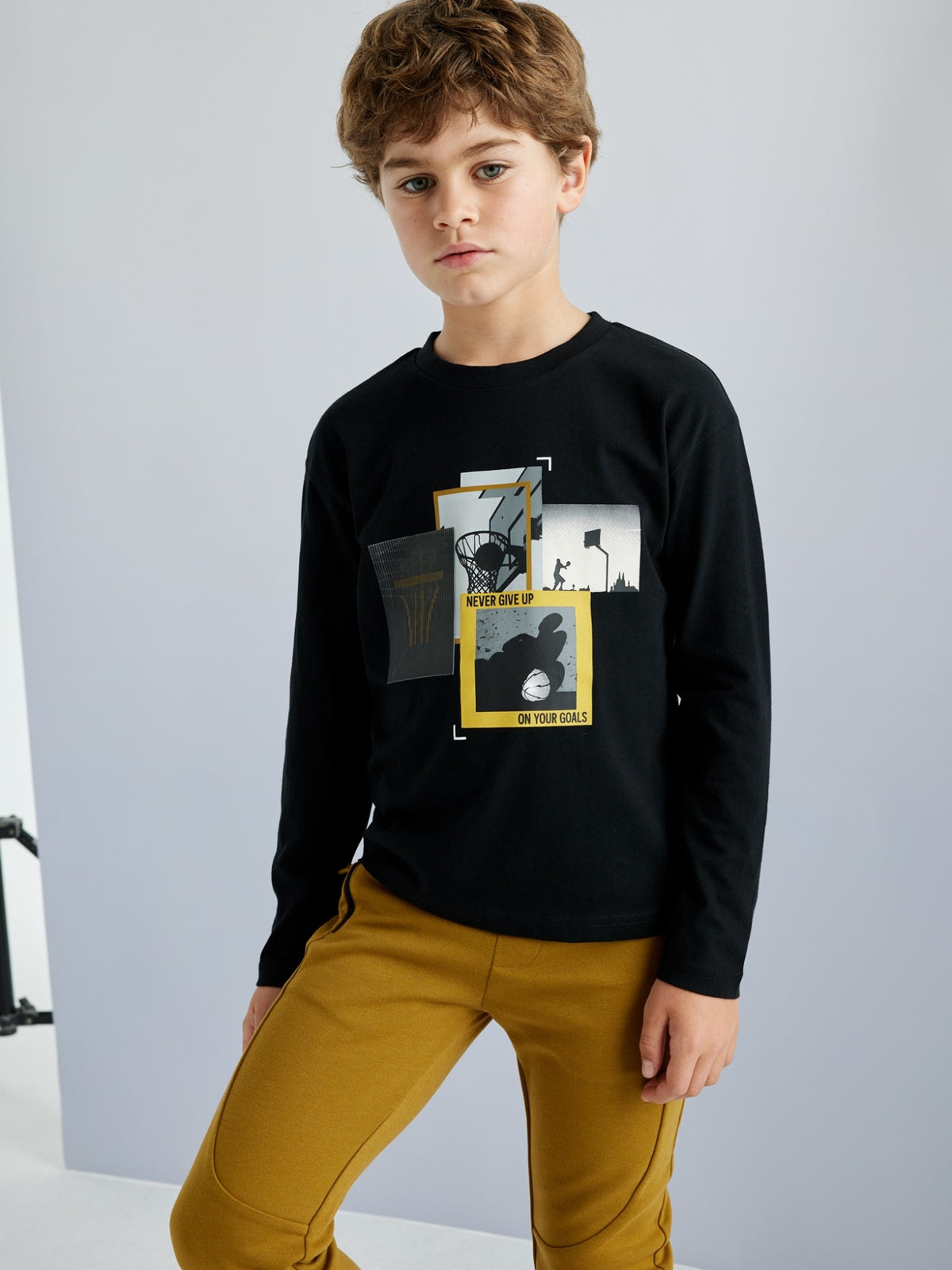 Camisola efeito lenticular Preto (Preto)  para Menino - Mayoral