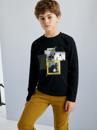 Camisola efeito lenticular Preto (Preto)  para Menino - Mayoral