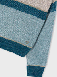 Jersey bloques Lago vig (Azul Céu)  para Menina - Mayoral
