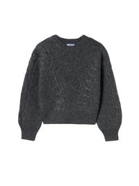 Jersey estruturado Marengo me (Cinza Escuro)  para Menina - Mayoral