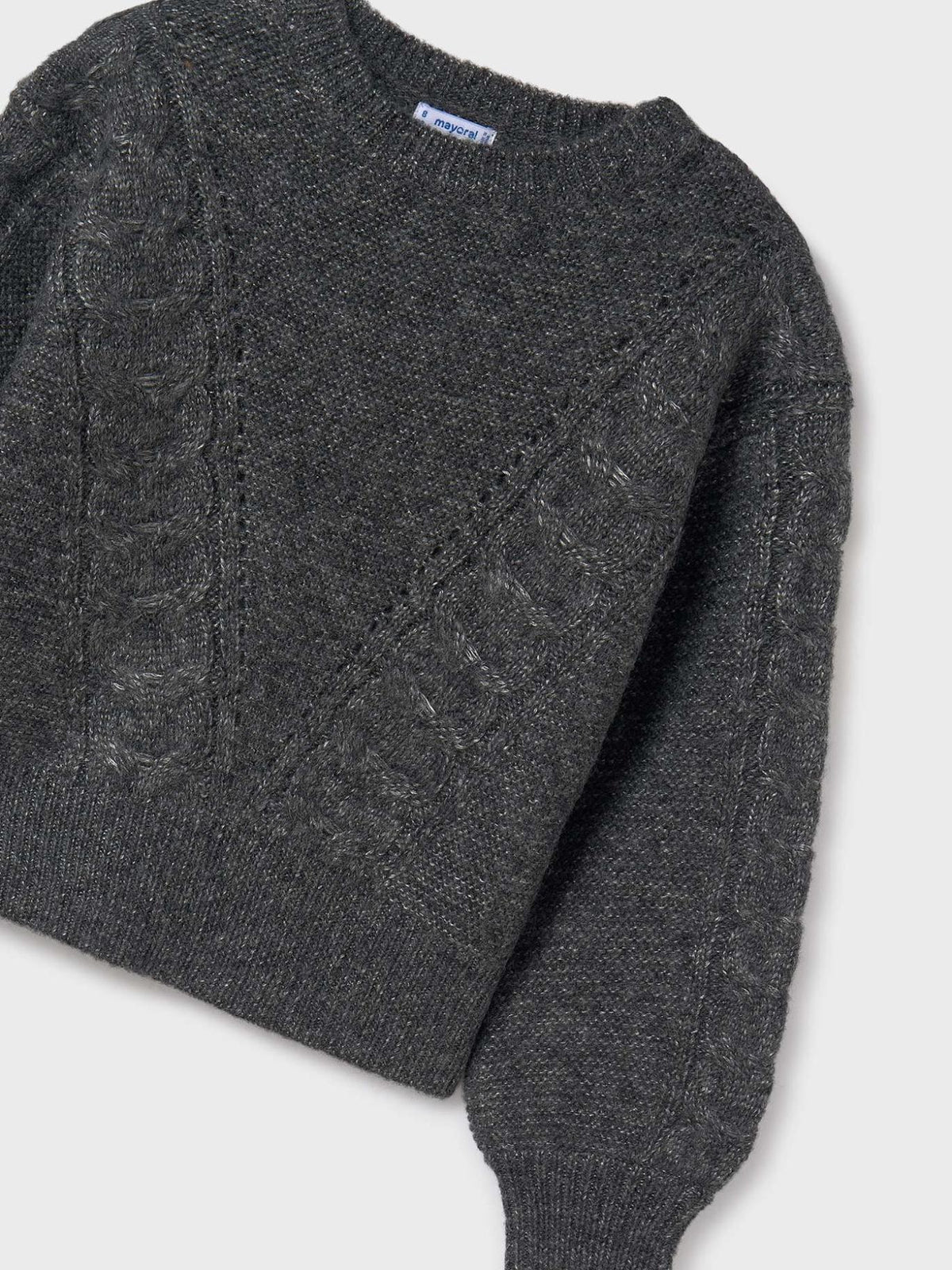 Jersey estruturado Marengo me (Cinza Escuro)  para Menina - Mayoral