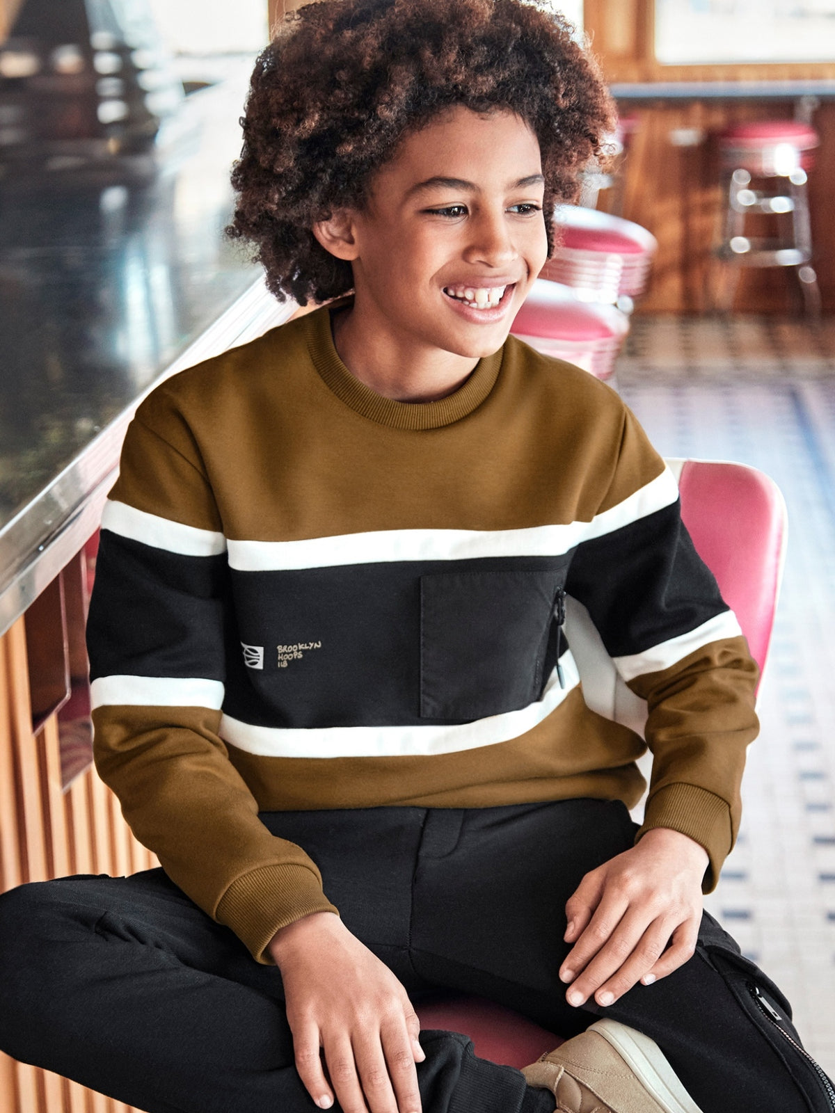 Sweat blocking Miso (Castanho Claro)  para Menino - Mayoral