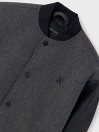 Blusão bomber combinado Lapis vig (Cinza Escuro)  para Menino - Mayoral