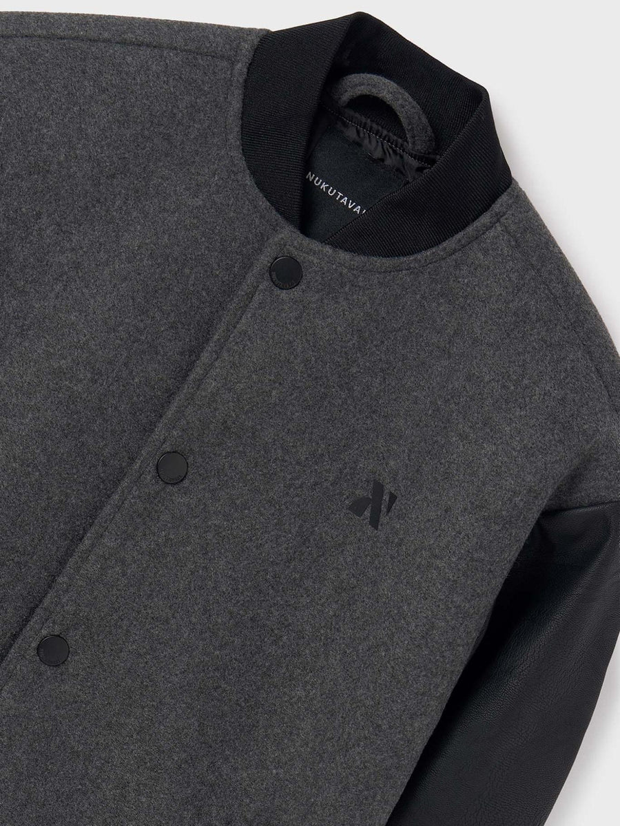 Blusão bomber combinado Lapis vig (Cinza Escuro)  para Menino - Mayoral