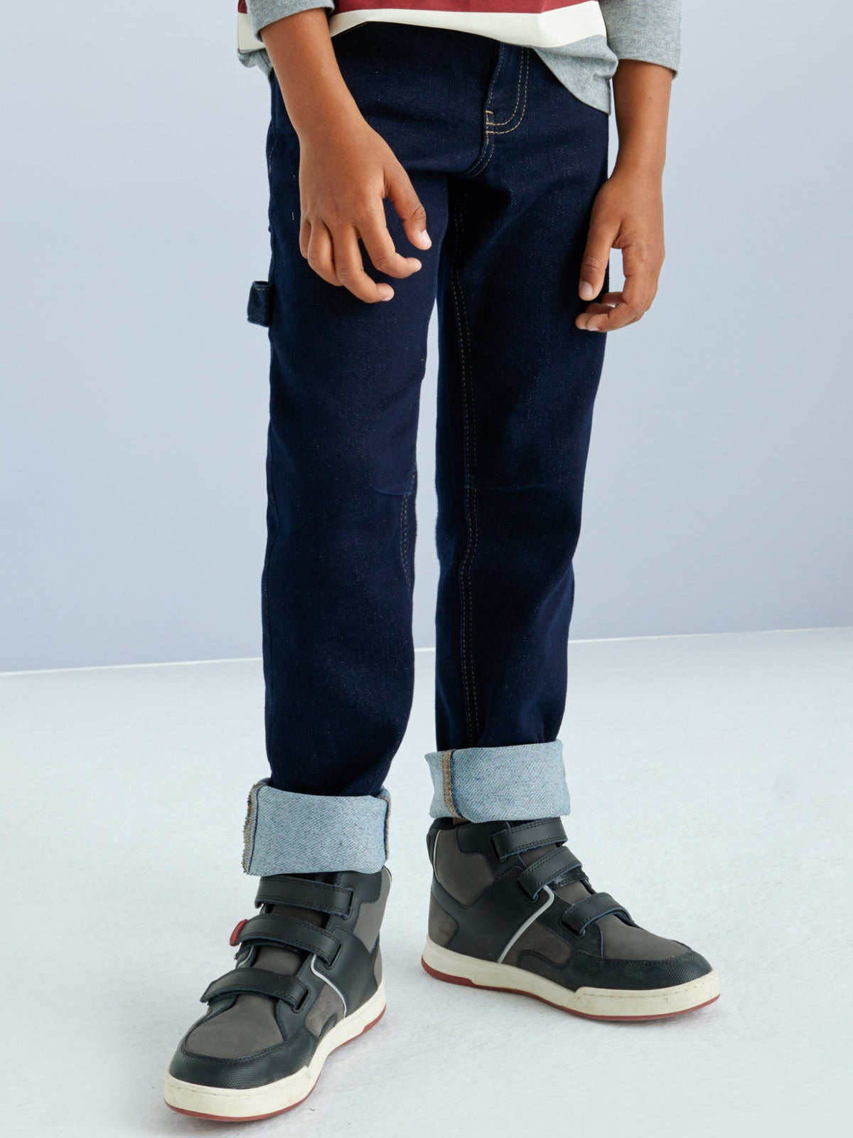Calça soft denim worker Dark indig (Marinho)  para Menino - Mayoral