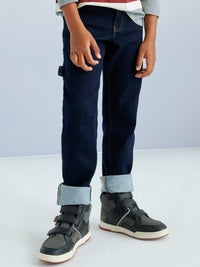 Calça soft denim worker Dark indig (Marinho)  para Menino - Mayoral