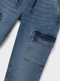 Calça denim jogger Base (Ganga c/ Lavagem)  para Menino - Mayoral