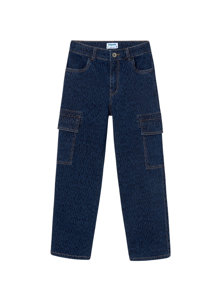 Calça ganga Base (Ganga c/ Lavagem)  para Menina - Mayoral