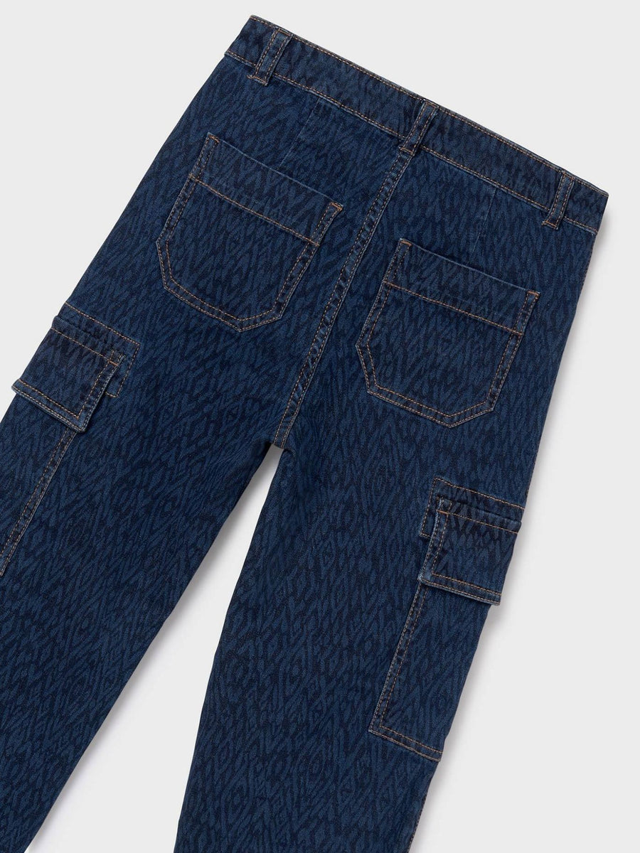 Calça ganga Base (Ganga c/ Lavagem)  para Menina - Mayoral