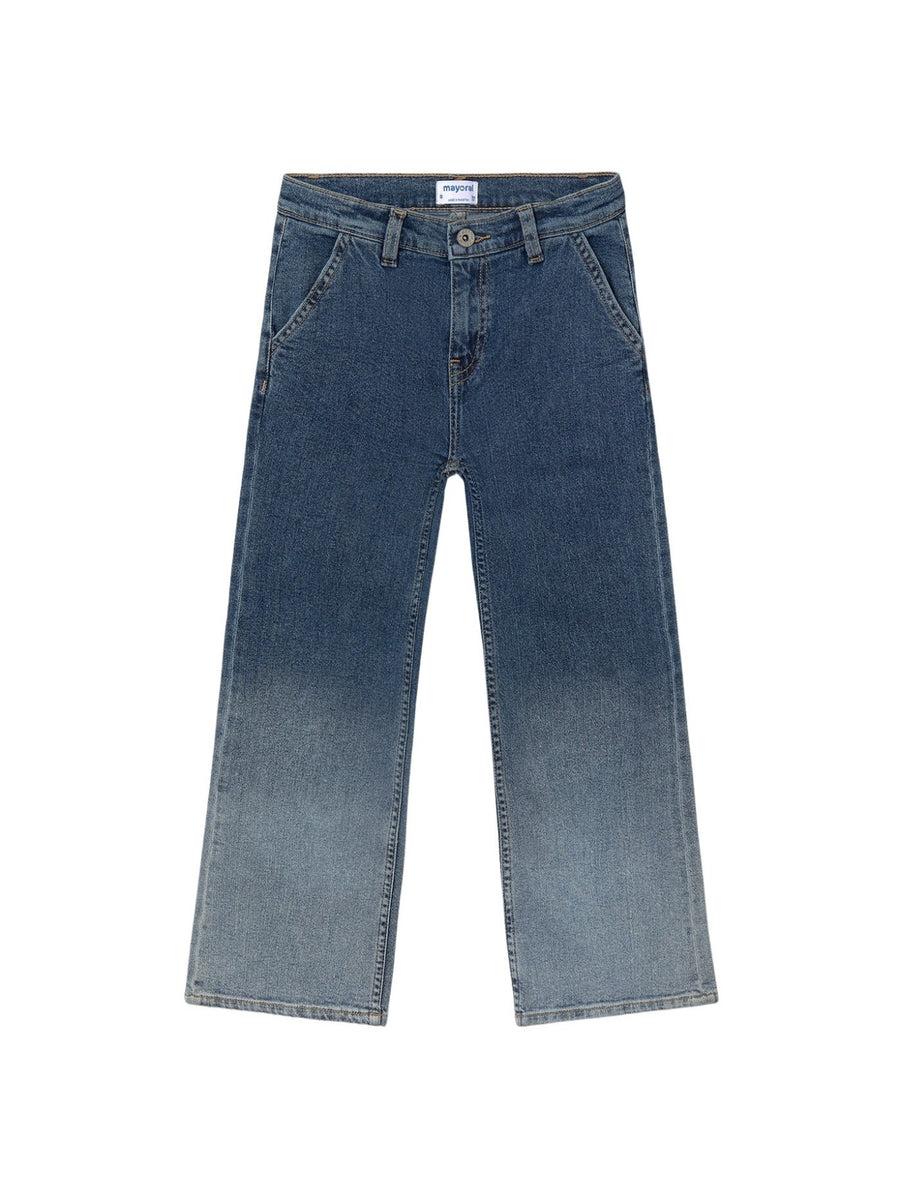 Calça ganga deep dye Base (Ganga c/ Lavagem)  para Menina - Mayoral
