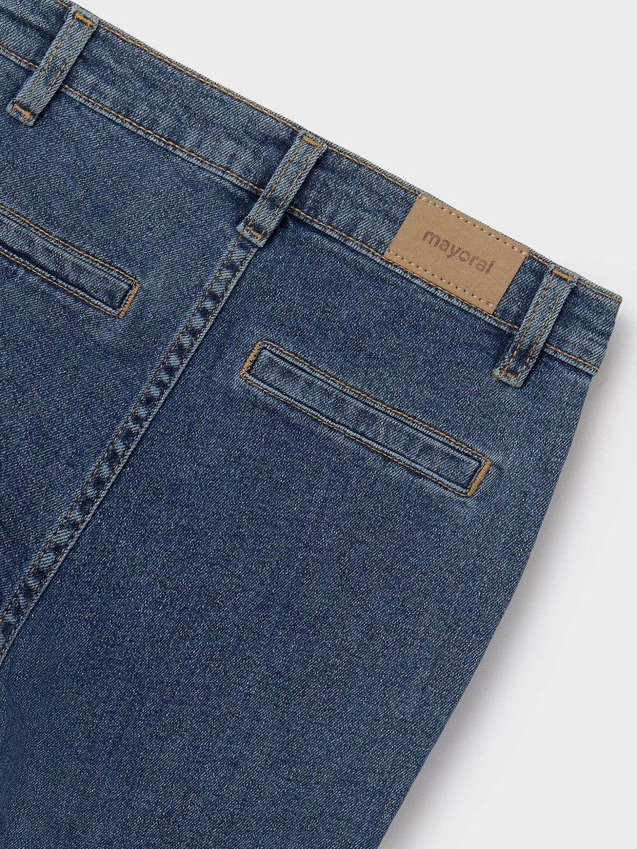 Calça ganga deep dye Base (Ganga c/ Lavagem)  para Menina - Mayoral