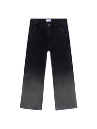 Calça ganga deep dye Preto (Preto)  para Menina - Mayoral