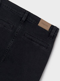 Calça ganga deep dye Preto (Preto)  para Menina - Mayoral