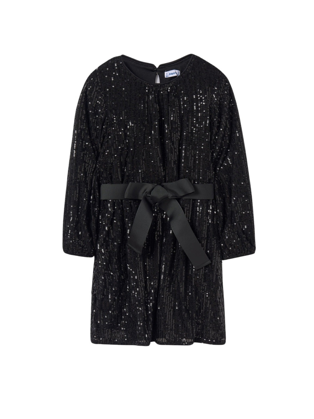 Vestido lantejoulas Preto (Preto)  para Menina - Mayoral