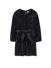 Vestido lantejoulas Preto (Preto)  para Menina - Mayoral