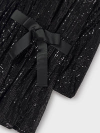 Vestido lantejoulas Preto (Preto)  para Menina - Mayoral