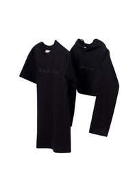 Vestido felpa sweat Preto (Preto)  para Menina - Mayoral