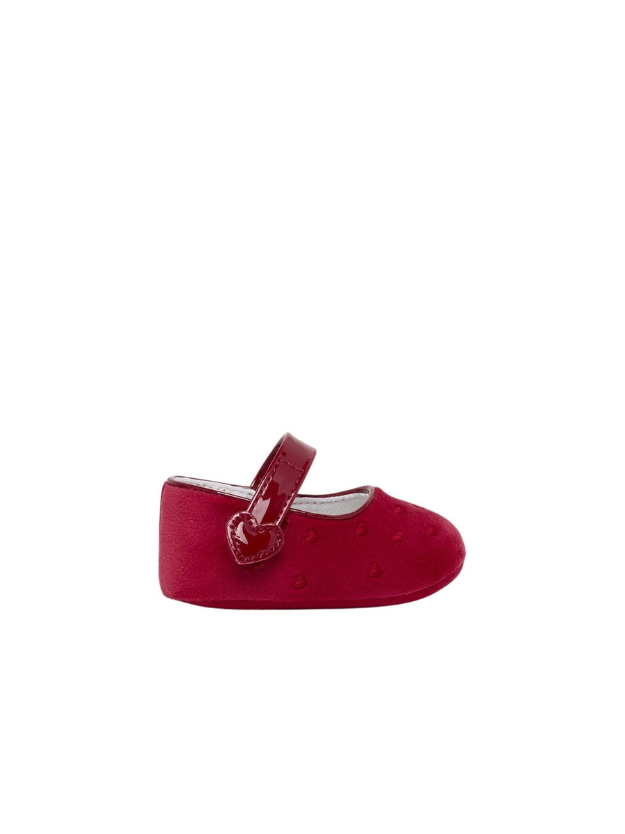 Sapatinhos Vermelho (Vermelho)  para Bebé Menina - Mayoral