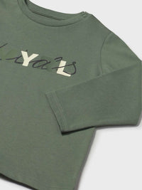 Camiseta básica bebé Abeto (Verde Tropa)  para Bebé Menino - Mayoral