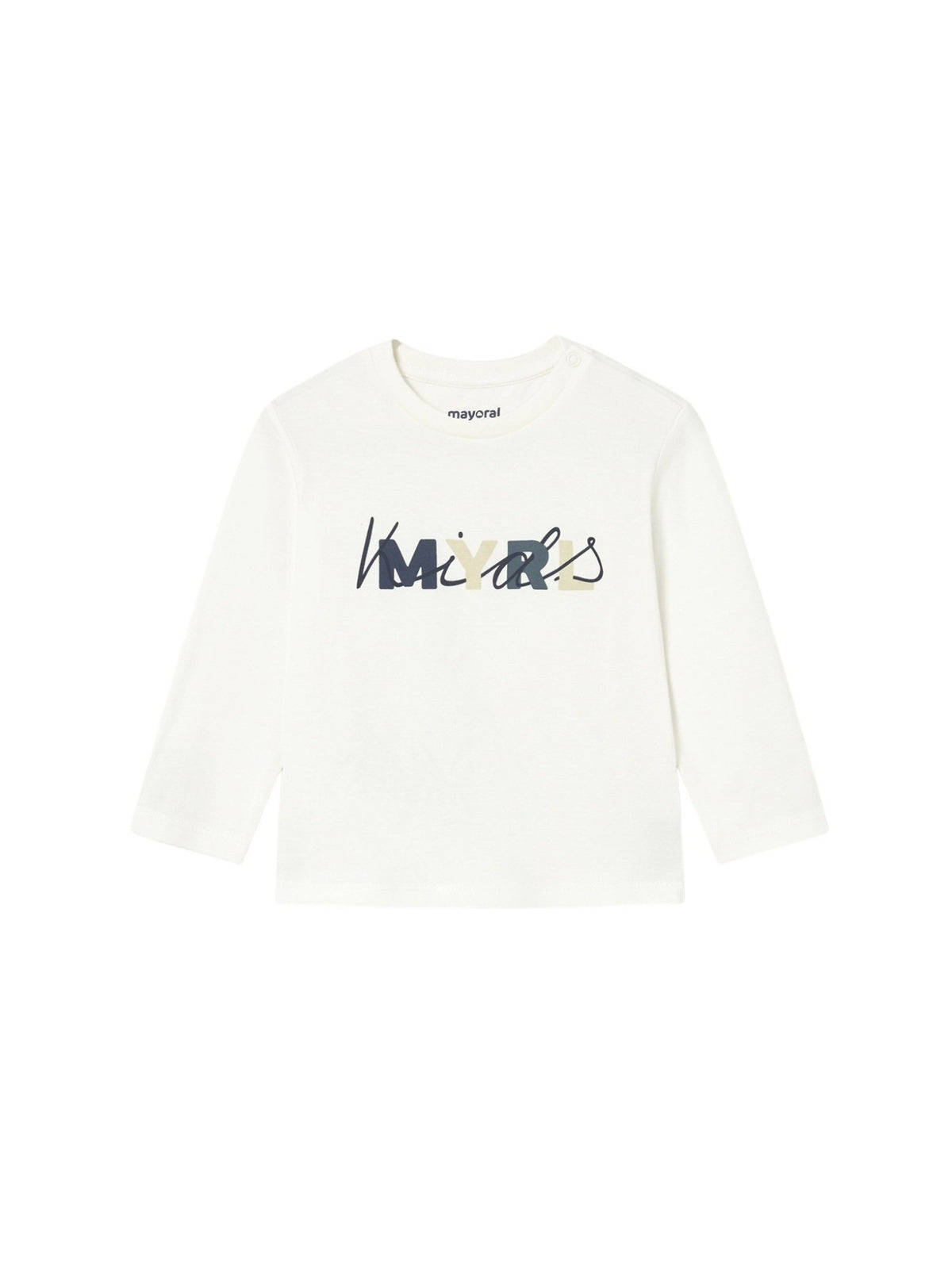 Camiseta básica bebé Nata (Creme / Pérola)  para Bebé Menino - Mayoral