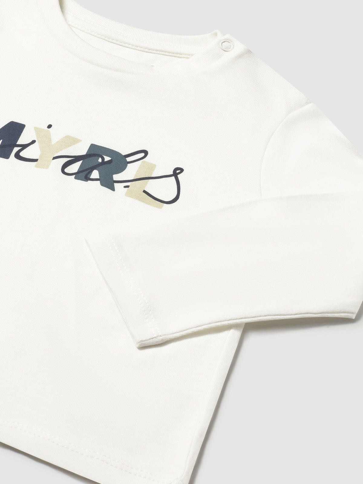 Camiseta básica bebé Nata (Creme / Pérola)  para Bebé Menino - Mayoral