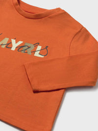 Camiseta básica bebé Cabaça (Laranja Outono)  para Bebé Menino - Mayoral