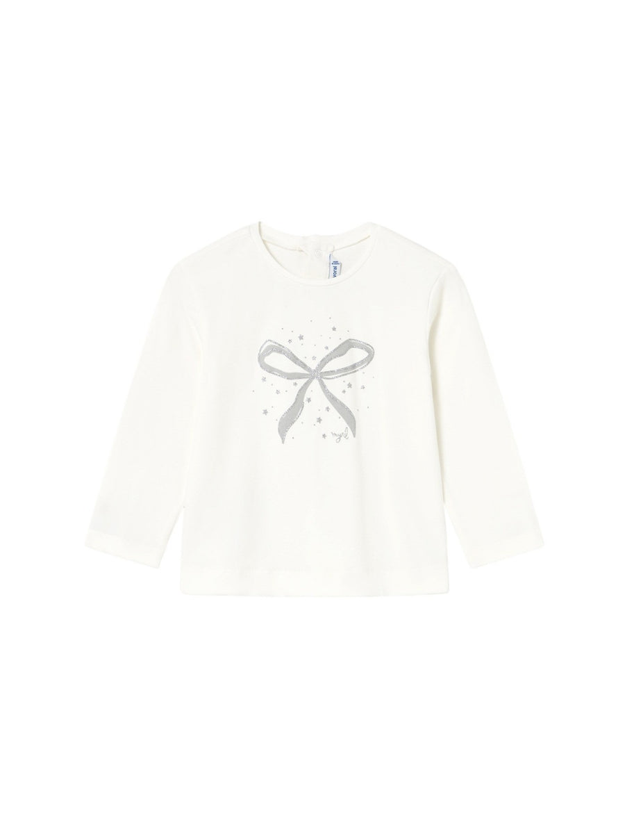 Camiseta básica bebé Nata (Branco)  para Bebé Menina - Mayoral