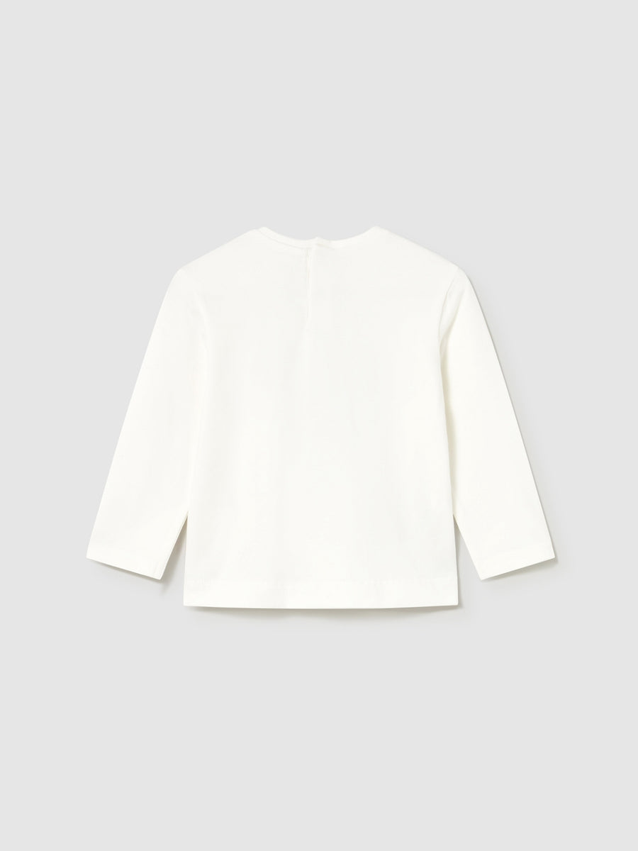 Camiseta básica bebé Nata (Branco)  para Bebé Menina - Mayoral