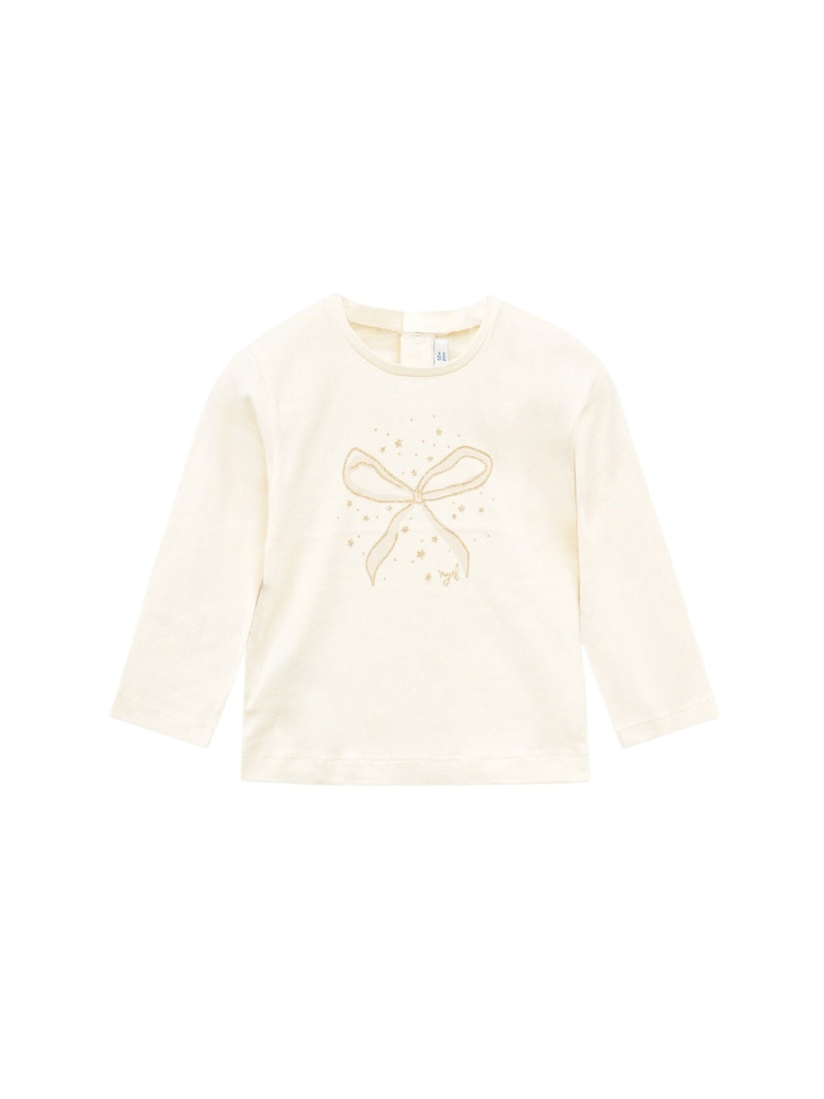 Camiseta básica bebé Macchiato (Creme / Pérola)  para Bebé Menina - Mayoral