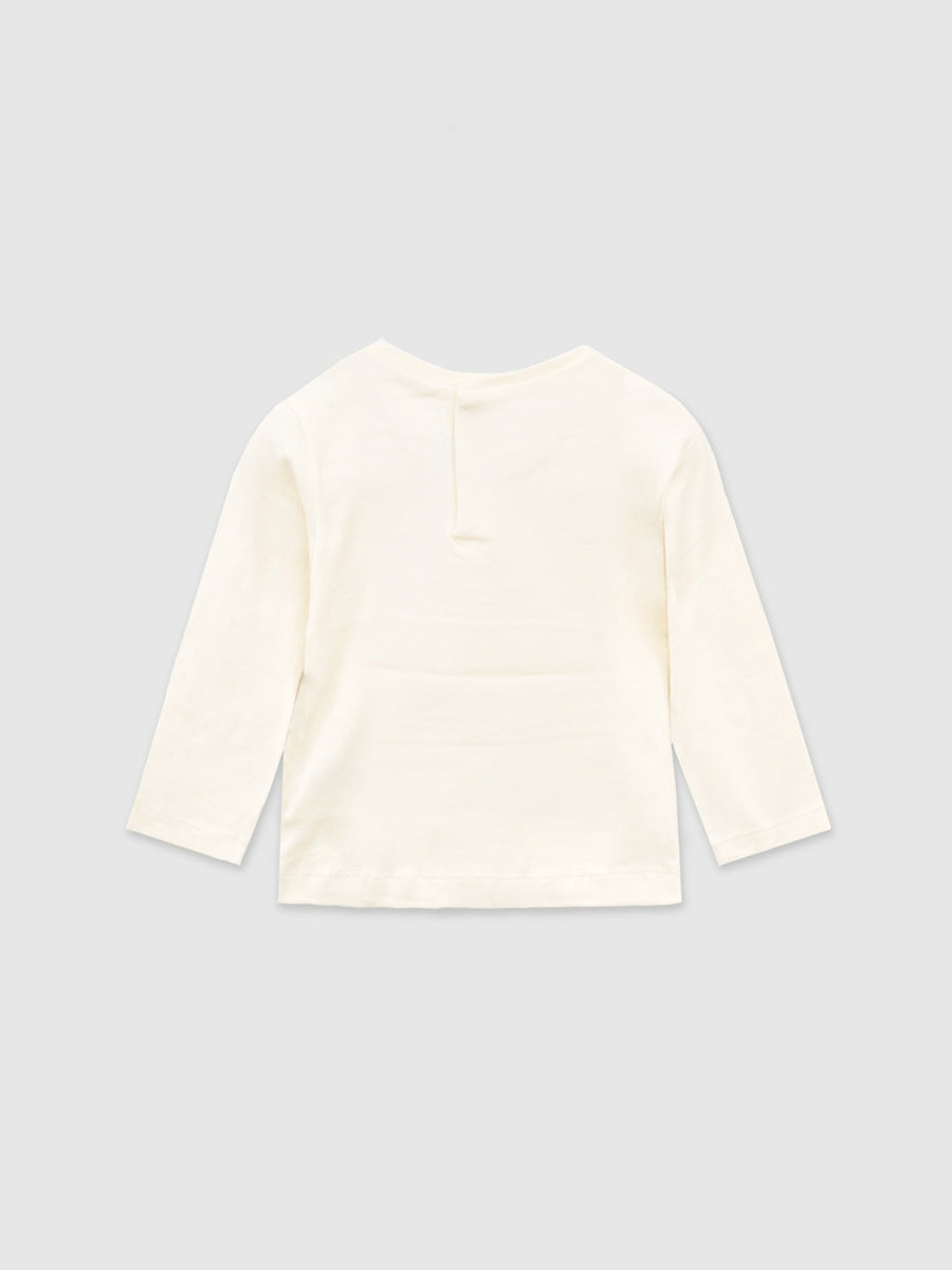 Camiseta básica bebé Macchiato (Creme / Pérola)  para Bebé Menina - Mayoral