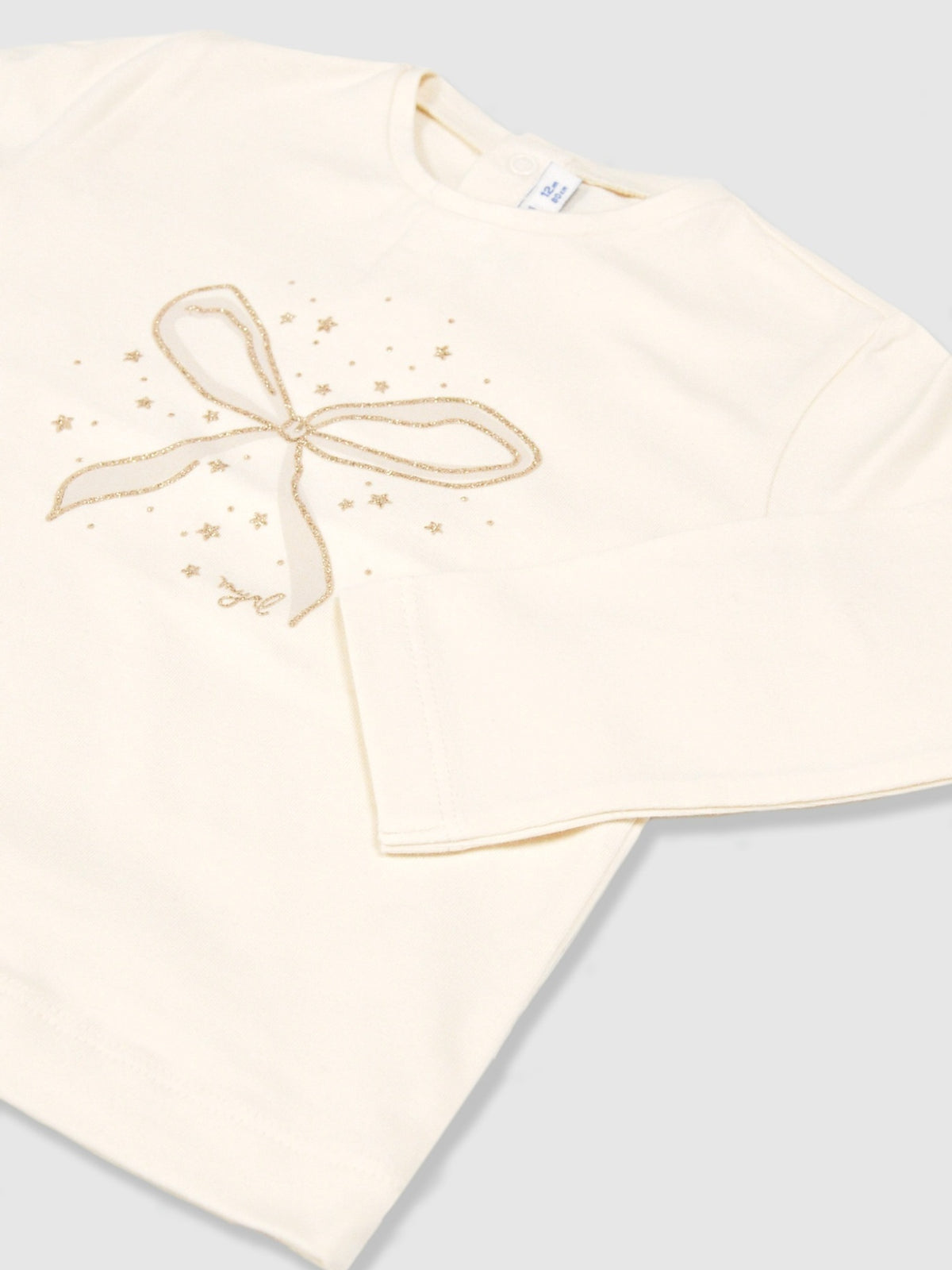 Camiseta básica bebé Macchiato (Creme / Pérola)  para Bebé Menina - Mayoral